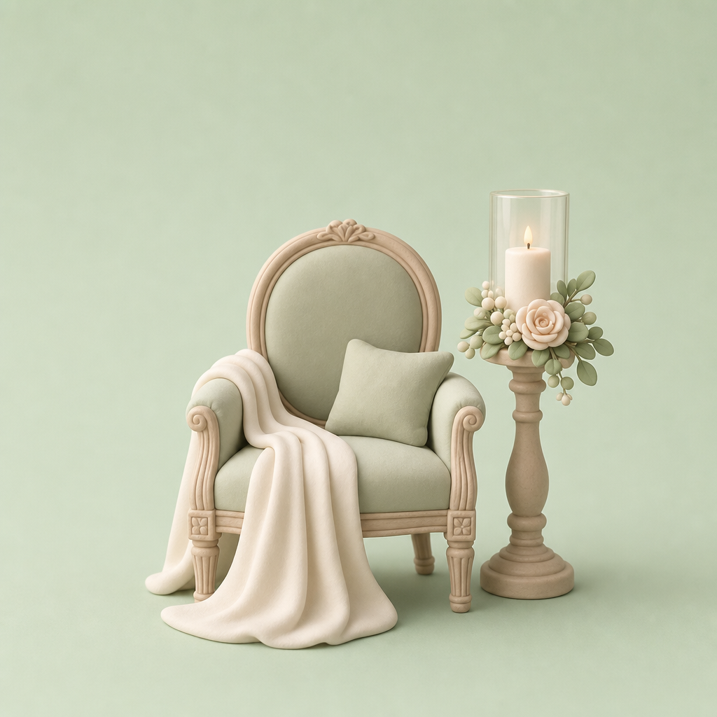 Decor & Rentals wedding vendor category illustration