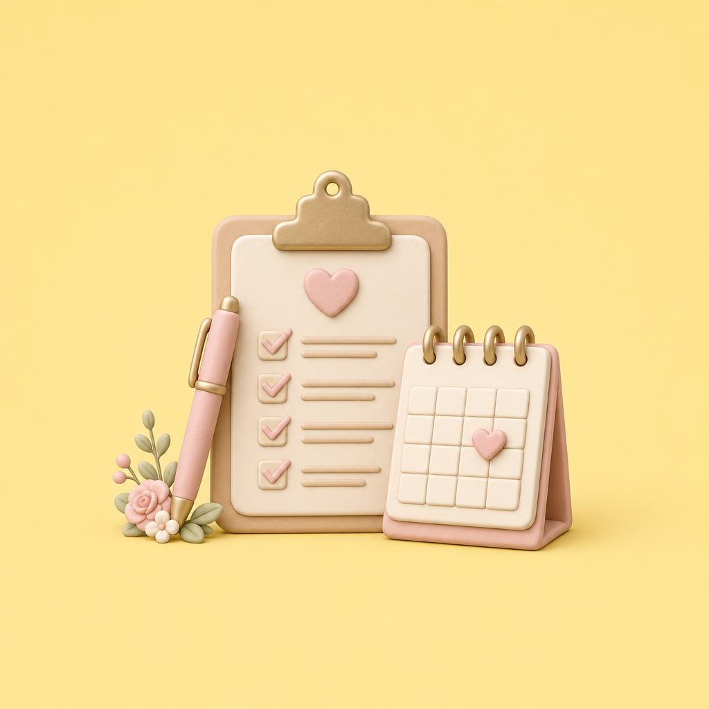Planners wedding vendor category illustration