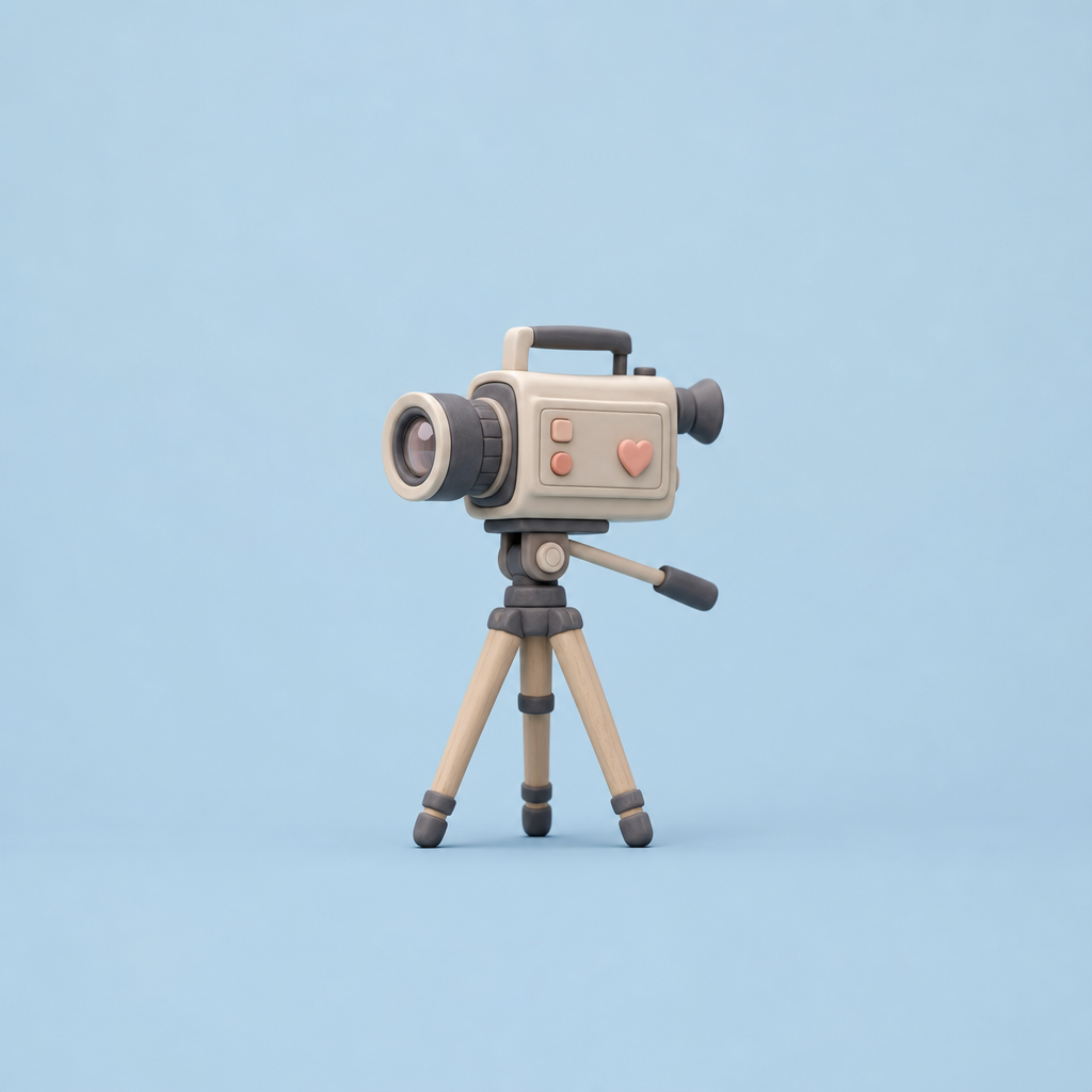 Videographers wedding vendor category illustration